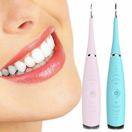 DISPOSITIVO PER PULIZIA DENTI CON VIBRAZIONI ABLATORE SBIANCANTE ELIMINA TARTARO