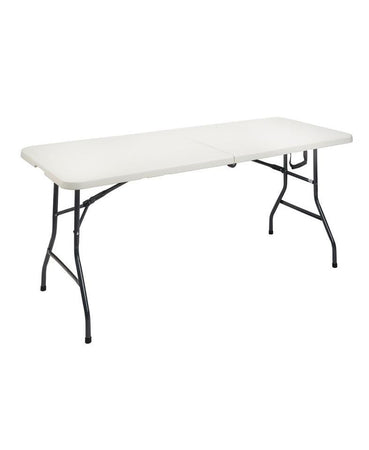 TAVOLO IN METALLO E PVC HAPPY HOUR PIEGHEVOLE RICHIUDIBILE CM. 180X75X72