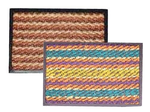 TAPPETI ZERBINI BRIXO STRIPES IN COCCO SPESSORE 6MM DIVERSE MISURE