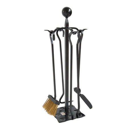 SET ATTREZZI CAMINO MOD. VISCONTI 24 x H57 CM ACCESSORI PER CAMINETTO