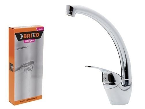 MISCELATORE MISCELATORI RUBINETTO BRIXO TIRRENO 40 PER LAVELLO CANNA ALTA