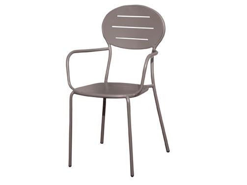 SEDIE FAMILY IN ACCIAIO CM.53x42xH92 ARREDO GIARDINO ARREDAMENTO ESTERNO PEZZI 2