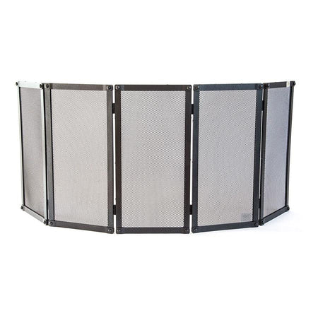 SCHERMI PARASCINTILLE 5 ANTE RIBATTINO IN FERRO BATUTTO CM.127X2,5X50