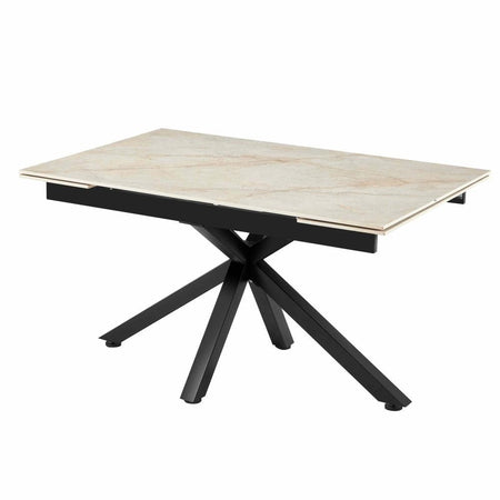 TAVOLO ALLUNGABILE STARSTORE CM. 160/240X90X76H TOP IN PIETRA CERAMICA