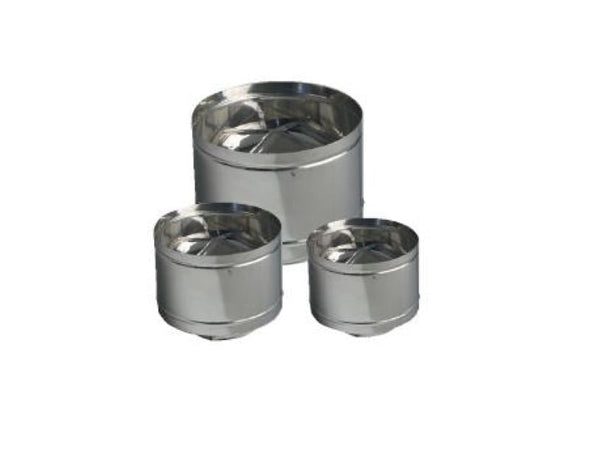FUMAIOLI A BOTTE INOX AISI 304 D.10 CANNE FUMARIE
