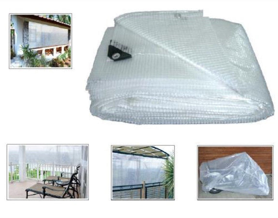 TELO RETINATO MULTIUSO IN PVC CON OCCHIELLI MT. 3X3,5