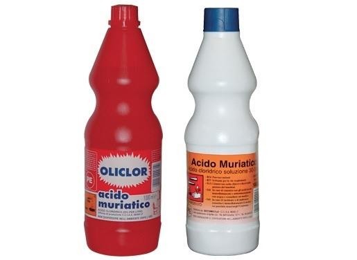 12 PZ ACIDO MURIATICO 33% LT. 1