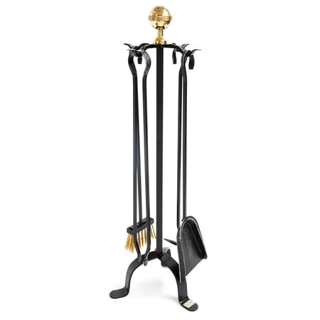 SET ATTREZZI PER CAMINO MOD. LINEA CM 27 x 80H ACCESSORI PER CAMINETTO