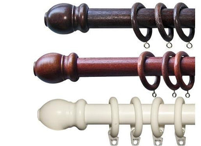SCORRITENDA IN LEGNO A STRAPPO MM. 23 CM BASTONE PER TENDE TENDA TENDAGGI