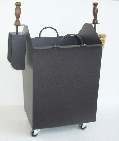 CARRELLO PORTALEGNA WOOD BOX FERRO BATTUTO CRUCCOLINI CARRELLI PORTA LEGNA