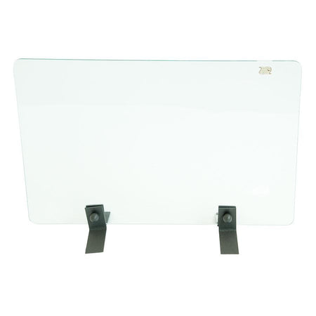 SCHERMI PARASCINTILLE IN CRISTALLO TEMPERATO PIEDI IN FERRO BATTUTO CM.60X13X44