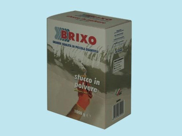 STUCCO IN POLBERE PER LEGNO E MURI BRIXO IN POLVERE KG.1 CF.PZ.2