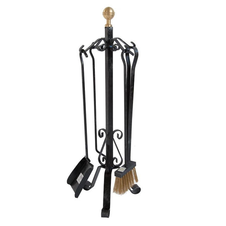 SET ATTREZZI CAMINO TODI 23 x 67H ACCESSORI PER CAMINETTO