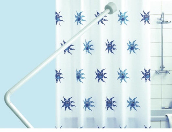 SOSTEGNI BASTONE ASTA FISSA PER TENDA DOCCIA CM. 80X170