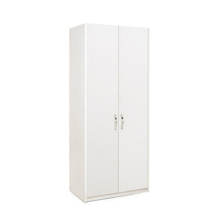 LINEA MODERN ARMADIO 2 ANTE BIANCO FRASSINO CM. H210X91X52