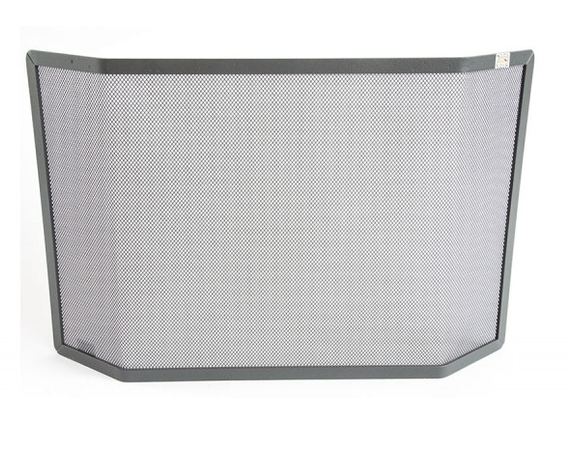 SCHERMI PARASCINTILLE JONATHAN IN FERRO BATTUO SEMICURVO CM. 70X9X46