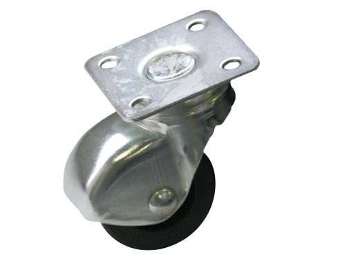 RUOTE RUOTA A CUFFIA SEMPLICE SU PIASTRA Art. 210 RUOTA mm. 35x17 H.MM.50 PZ24