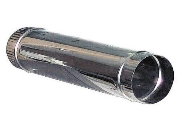 TUBI TUBO IN ACCIAIO INOX CM.10X100 PER STUFE CANNE FUMARIE