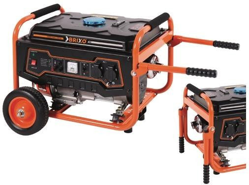 GENERATORE GRUPPO ELETTROGENO BRIXO POWERPROFI 2800W-HP 6.5 - 196cc - 60x44x45cm