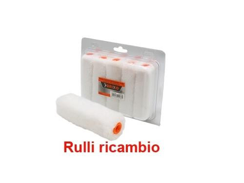 RULLO DI RICAMBIO PER RULLI PITTORE BRIXO SINTETICO CM.10 CONFEZIONE PZ.10