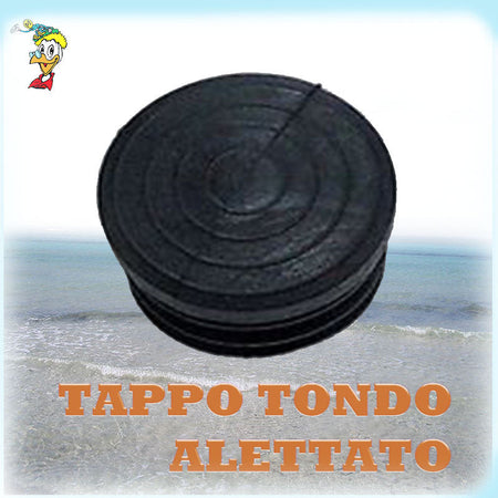 PUNTALE TAPPO DI PROTEZIONE ALETTATO TONDO MM. 40 PZ. 100
