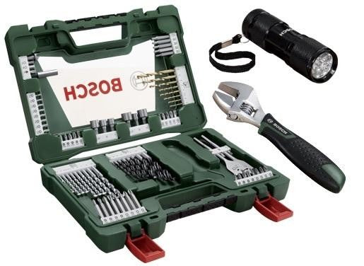 VALIGETTE VALIGETTA + SET ACCESSORI BOSCH 83PZ PUTNE-SVASATORE-INSERTI-ECC