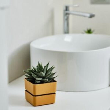 Vaso quadrato "Veleta" in Plastica da esterno e giardino per piante e fiori