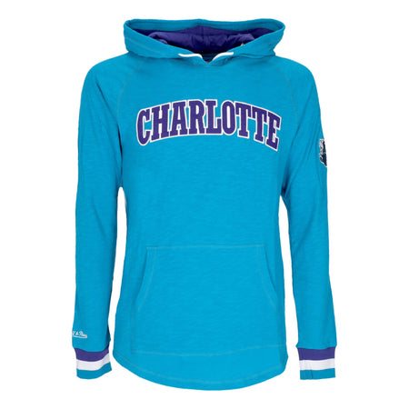 MITCHELL & NESS Maglietta Manica Lunga Uomo Nba Legendary Slub L/s Hoodie Chahor Blue da uomo