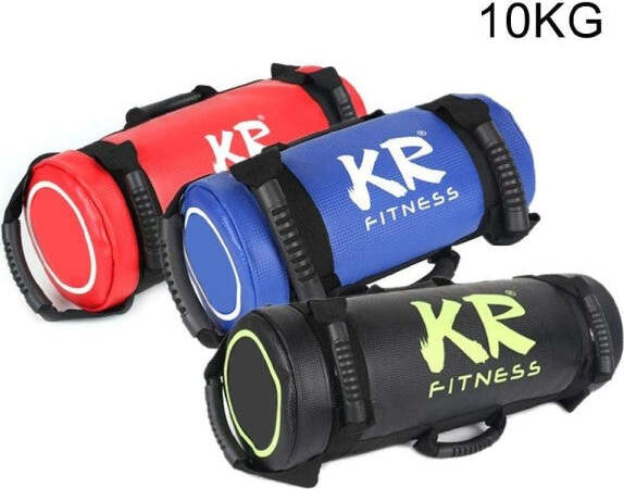 Sacca-Con-Sabbia-Per-Body-Building-Fitness-Da-10-Kg-In-Ecopelle-Allenamento-Pesi