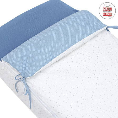 Sacca Piumone I/V Astra Azzurro 60X120X3 Cm Casa e cucina/Tessili per la casa/Biancheria per culle e lettini/Biancheria bimbi/Piumini La Casa Del Bebè - Napoli, Commerciovirtuoso.it