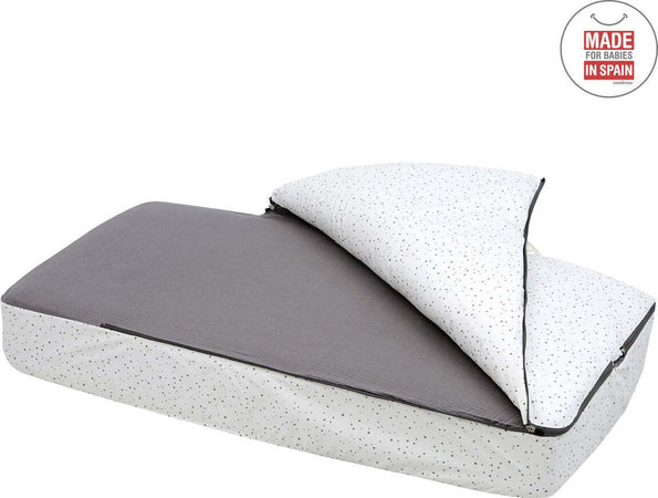 Sacca Piumone I/V Astra Grigio 60X120X3 Cm Casa e cucina/Tessili per la casa/Biancheria per culle e lettini/Biancheria bimbi/Piumini La Casa Del Bebè - Napoli, Commerciovirtuoso.it