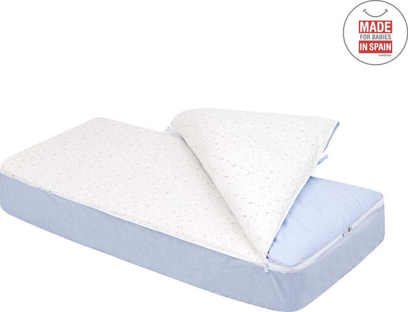 Sacca Piumone I/V Sky Azzurro Casa e cucina/Tessili per la casa/Biancheria per culle e lettini/Biancheria bimbi/Piumini La Casa Del Bebè - Napoli, Commerciovirtuoso.it