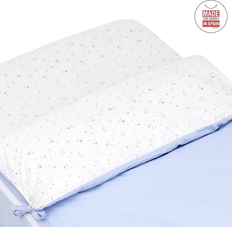 Sacca Piumone I/V Sky Azzurro Casa e cucina/Tessili per la casa/Biancheria per culle e lettini/Biancheria bimbi/Piumini La Casa Del Bebè - Napoli, Commerciovirtuoso.it