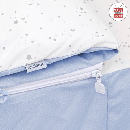 Sacca Piumone I/V Sky Azzurro Casa e cucina/Tessili per la casa/Biancheria per culle e lettini/Biancheria bimbi/Piumini La Casa Del Bebè - Napoli, Commerciovirtuoso.it