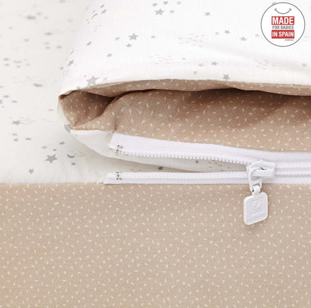 Sacca Piumone I/V Sky Beige Casa e cucina/Tessili per la casa/Biancheria per culle e lettini/Biancheria bimbi/Piumini La Casa Del Bebè - Napoli, Commerciovirtuoso.it