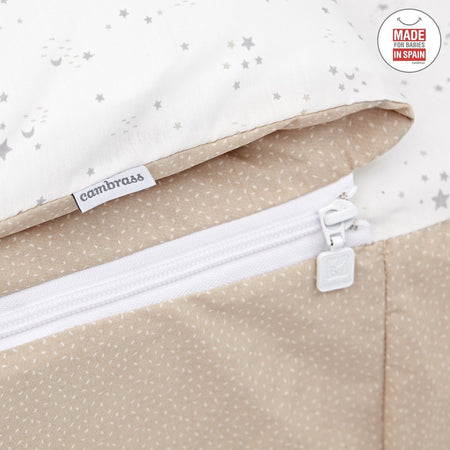 Sacca Piumone I/V Sky Beige Casa e cucina/Tessili per la casa/Biancheria per culle e lettini/Biancheria bimbi/Piumini La Casa Del Bebè - Napoli, Commerciovirtuoso.it