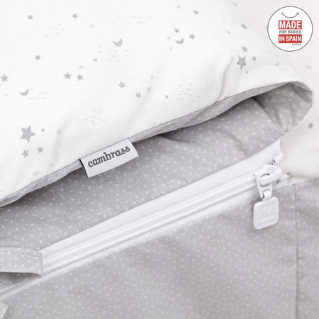 Sacca Piumone I/V Sky Grigio Casa e cucina/Tessili per la casa/Biancheria per culle e lettini/Biancheria bimbi/Piumini La Casa Del Bebè - Napoli, Commerciovirtuoso.it