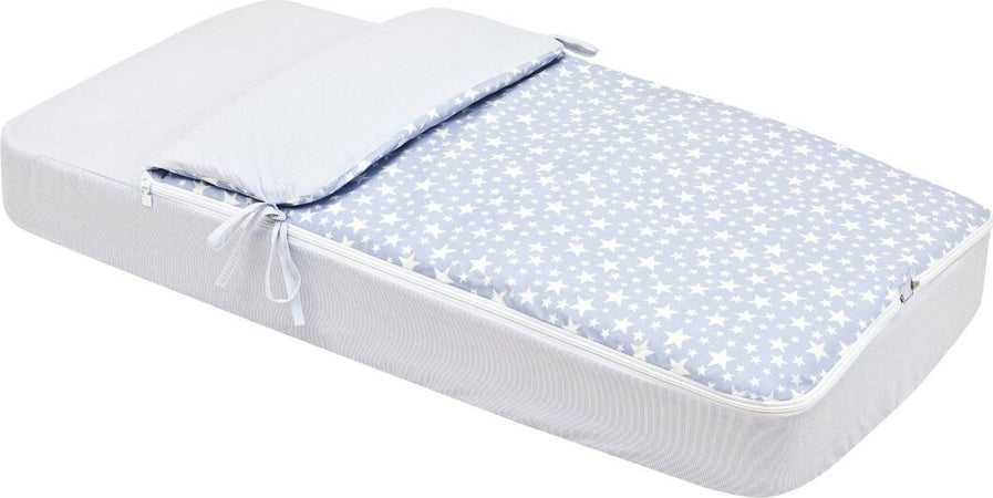 Sacca Piumone I/V Star Azzurro 60X120X3 Cm Casa e cucina/Tessili per la casa/Biancheria per culle e lettini/Biancheria bimbi/Piumini La Casa Del Bebè - Napoli, Commerciovirtuoso.it