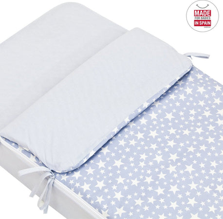 Sacca Piumone I/V Star Azzurro 60X120X3 Cm Casa e cucina/Tessili per la casa/Biancheria per culle e lettini/Biancheria bimbi/Piumini La Casa Del Bebè - Napoli, Commerciovirtuoso.it