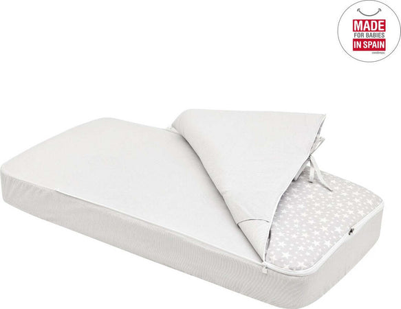 Sacca Piumone I/V Star Grigio 60X120X3 Cm Casa e cucina/Tessili per la casa/Biancheria per culle e lettini/Biancheria bimbi/Piumini La Casa Del Bebè - Napoli, Commerciovirtuoso.it