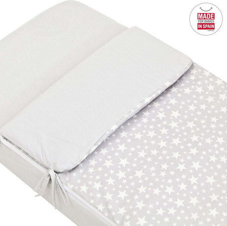 Sacca Piumone I/V Star Grigio 60X120X3 Cm Casa e cucina/Tessili per la casa/Biancheria per culle e lettini/Biancheria bimbi/Piumini La Casa Del Bebè - Napoli, Commerciovirtuoso.it