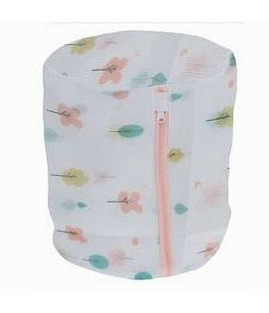 Sacchetto Lavanderia Lavaggio Rete Cerniera Biancheria 20x30 Cm A Fantasia 87434