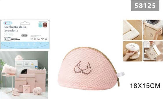 Sacchetto-Lavatrice-Rosa-Borsa-Biancheria-Reggiseno-Lavaggi-A-Rete-18x15cm-58125