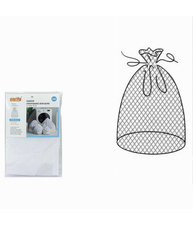 Sacchetto Rete Fine Forma A Sacco Salvabiancheria Proteggi Bucato 25x40 Cm 59990