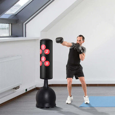 Sacco-da-Boxe-da-Terra,-Sacco-da-Pugile-per-Adulti-e-Bambini,-Fit-Boxe-Arti-Marziali-(50x50x165cm)-WE3A91-063WE3