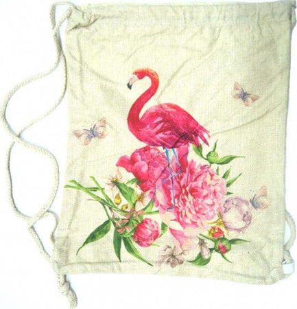 Sacco-Tela-Juta-40x32-Cm-Sacchetto-Borsa-Scuola-Spiaggia-Sport-Zaino-Zainetto