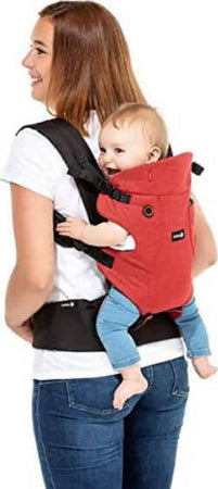 Safety 1st go4, marsupio, dalla nascita fino a ca. 3 anni, black chic, ribbon red, due colori bambini rosso nero prima infanzia Prima infanzia/Marsupi/Marsupio a zainetto Sanitaria Gioia del Bimbo - Villa San Giovanni, Commerciovirtuoso.it