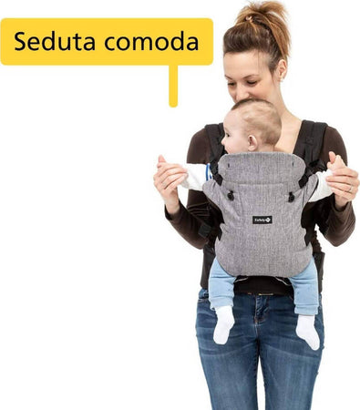 Safety 1st go4, marsupio, dalla nascita fino a ca. 3 anni, black chic, ribbon red, due colori bambini rosso nero prima infanzia Prima infanzia/Marsupi/Marsupio a zainetto Sanitaria Gioia del Bimbo - Villa San Giovanni, Commerciovirtuoso.it