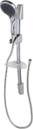 Saliscendi-Asta-Con-Soffione-Doccia-5-Funzioni-Cromo-Bagno-Doccia-Vasca