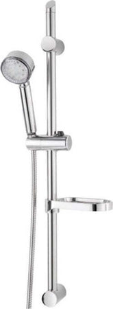 Saliscendi-Asta-Con-Soffione-Doccia-Monofunzione-A-Led-Cromo-Risparmio-40%